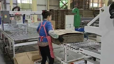 XYFFS-1200X2600MM-200M/MIN Fully Automatic Folder Gluer & Stitcher & Auto PP Strapper Machine