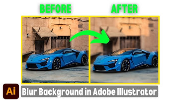 How to Blur Background in Adobe Illustrator | Adobe Illustrator Tutorial | Star Alpha