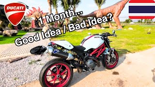 Ducati Monster 796 S2R 1 Month Review. Desmo Service & Timing belt in Month 1! #ducati #termignoni