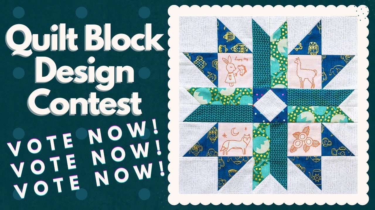 Quilt Block Design Contest! - YouTube
