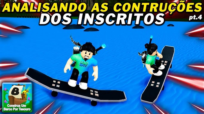 BARCOS BIZARROS DOS INSCRITOS! Pt.43 [CONSTRUA UM BARCO POR TESOURO] -  ROBLOX 