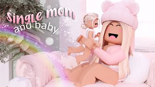 Single Mommys Realistic Morning Routine With A Newborn Baby Daughter Roblox Bloxburg Roleplay