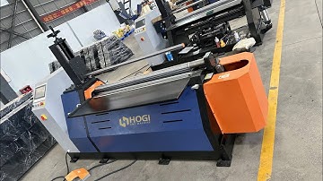 Hogi Latest Technology Full Servo motor CNC 4 rolls plate bending machine for small diameter bending