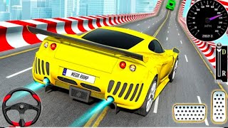 Impossible GT Car Racing Master 3D Mega Ramp Sports car Stand - Android gameplay Video #car #gaming