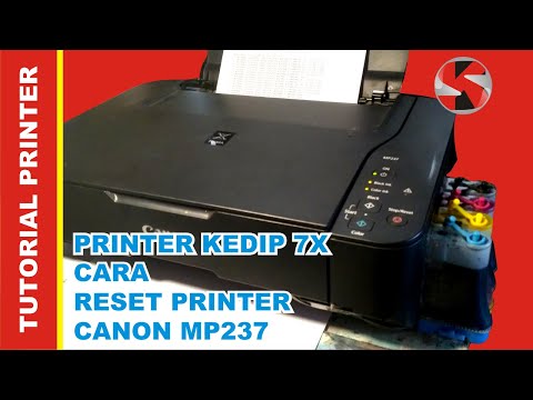Ini adalah video panduan cara mengatasi Printer canon MP237 bling 7 kali dengan pesan error di layar. 