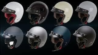 Casco Moto Jet Gari G02X Fiberglass