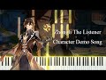 Zhongli: The Listener Character Demo song [Piano tutorial + Sheet]