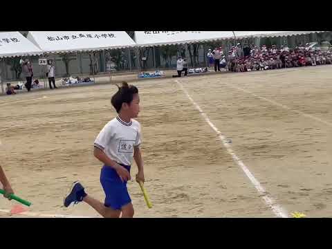 2022桑小運動会３年リレー②