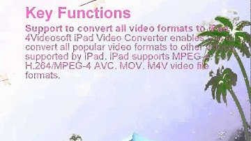 Best iPad Video Converter - How to convert videos to iPad format. Play all video  on the iPad.