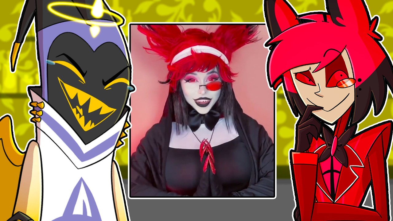 Alastor and Adam ROAST Hazbin Hotel COSPLAYS