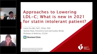 Approaches to Lowering LDLC. What is new in 2021 for Statin Intolerant Patient?