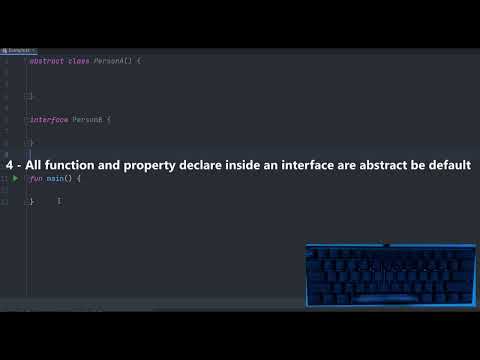 - Arabic | interface vs abstract class  - #kotlin