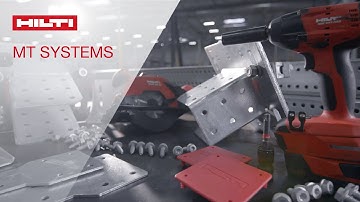 Hilti MT modular support systems compared to traditional welding methods