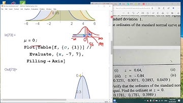 How to calculate Ordinate in Normal Distribution | Ex. 10.1: Q#2, Q#3(a) | Dr. Sharqa Hashmi
