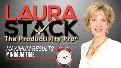 Laura Stack, The Productivity Pro - Time management speaker 2015