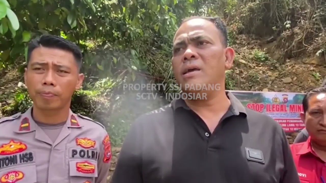 POLISI DI PASAMAN, RAZIA TAMBANG EMAS ILEGAL