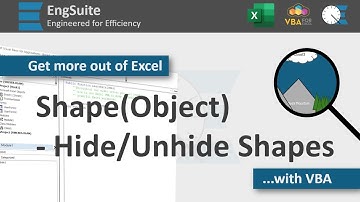 Hide & Unhide Shapes - Excel VBA