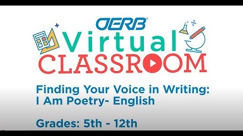 Finding Your Voice in Writing: I Am Poetry