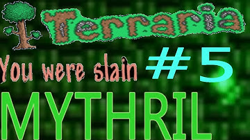 Lets Play Terraria 1.2 Vertigo Mythril Custom Map Part 5!: GOLD!