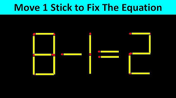 Improve IQ - Fix The Equation #matchstickpuzzle #simplylogical