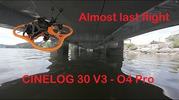 Drone GEPRC Cinelog 30 V3 - DJI O4 Pro - 2nd flight and almost last one :(
