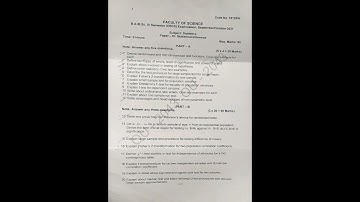 B.A/B.Sc. 4th semester 2 year (CBCS) exam questions paper October 2021# statistical inference##