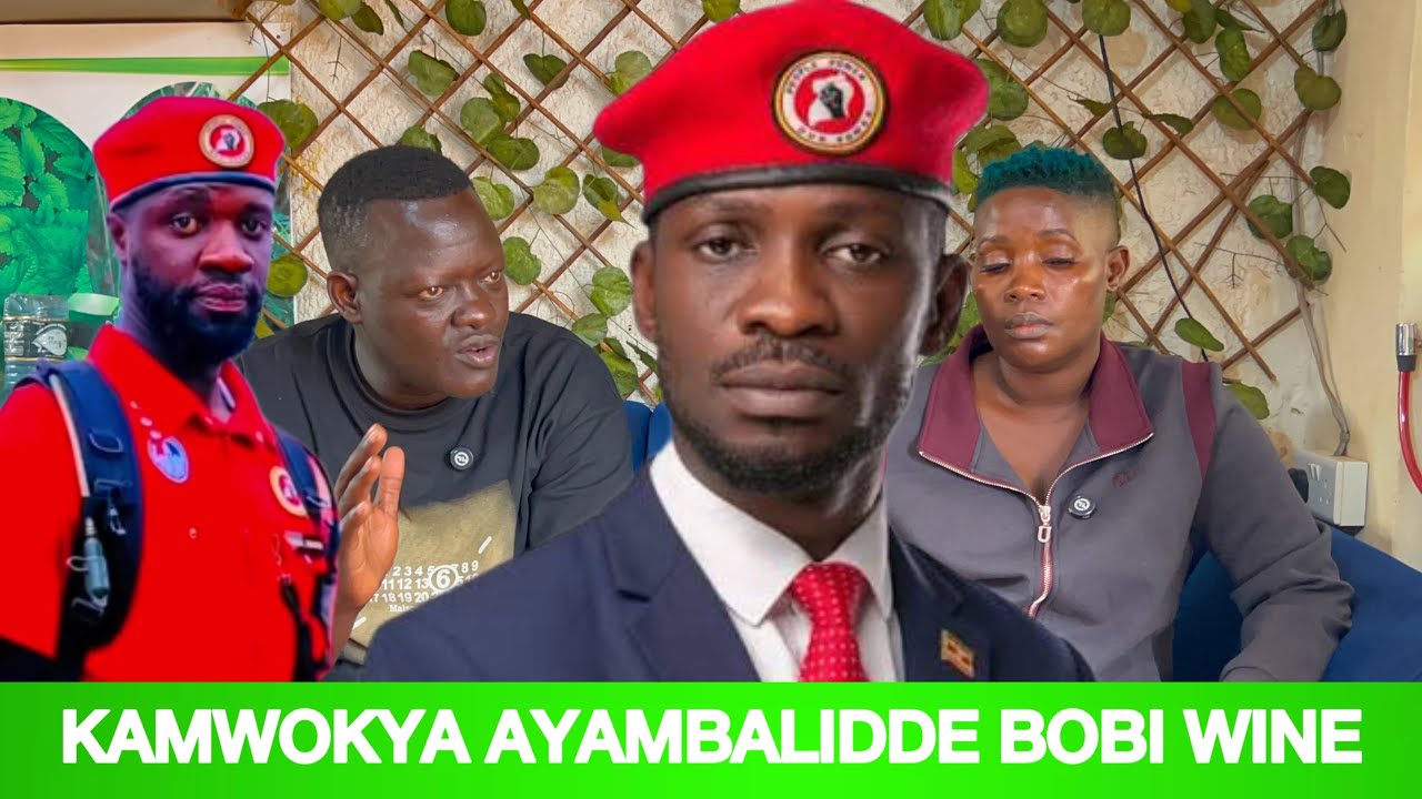 KAMWOKYA AYAMBALIDE BOBI WINE KU NSONGA ZA GENERAL ZOGANYA #bobiwine #nationalunityplatform 