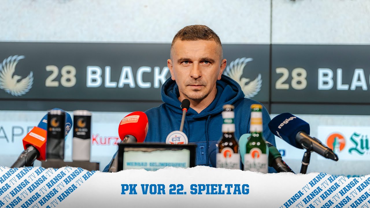 PK vor dem Spiel: F.C. Hansa Rostock vs. Hamburger SV | 2. Bundesliga