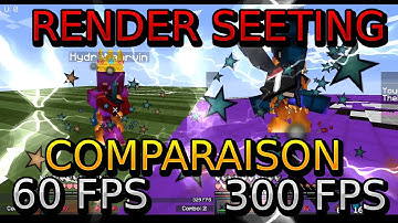 RENDER SETTINGS SHOWCASE 60FPS VS 120FPS VS 240FPS VS 300FPS