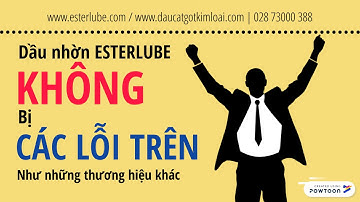 Dầu cắt gọt kim loại pha nước | CUTTING oil | Dầu nhờn ESTERLUBE