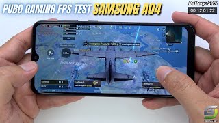 Samsung A04 test game PUBG Mobile | Helio P35