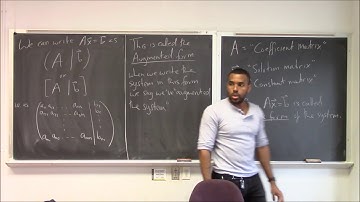 Math 346 Lecture 2 - Systems of Linear Equations and the Echelon Forms