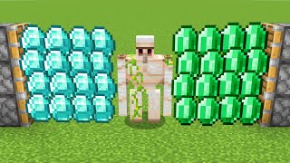 golem + emeralds + diamond = ???