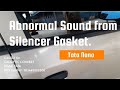Abnormal Sound from Silencer Gasket Tata Nano #youtube #youtubevideo