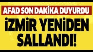 İzmirden Kötü Haber Korkutan Deprem Son Daki̇ka Açıklaması