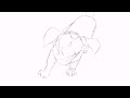 animatic - rough pencil - clean up &amp; color - 2d animation test