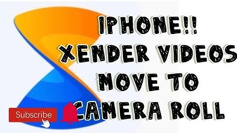 How to move Xender videos to camera roll in iPhones | xender videos move to camera roll #how #new