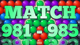 Level 981 - 985 🤩🤩|| Bubble Shooter Gameplay 🔥|| #viral