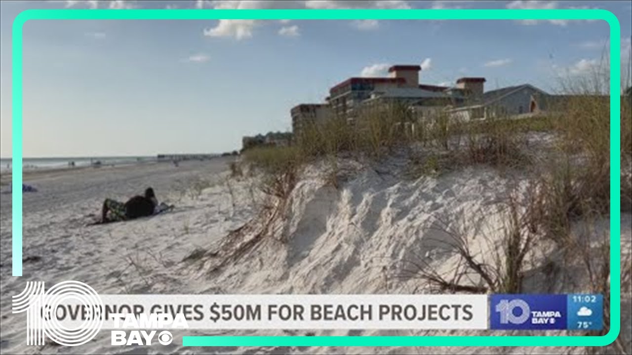 Additional funds coming for beach nourishment projects - YouTube