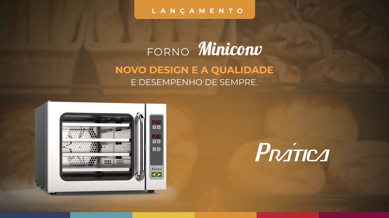 Forno Elétrico Pratica Miniconv Com Vapor 220V - Automatizando