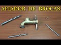 AFIADOR DE BROCAS CASEIRO GABARITO PARA AFIAR BROCAS COMO FAZER AFILADOR AMOLADORA FERRAMENTAS JIG