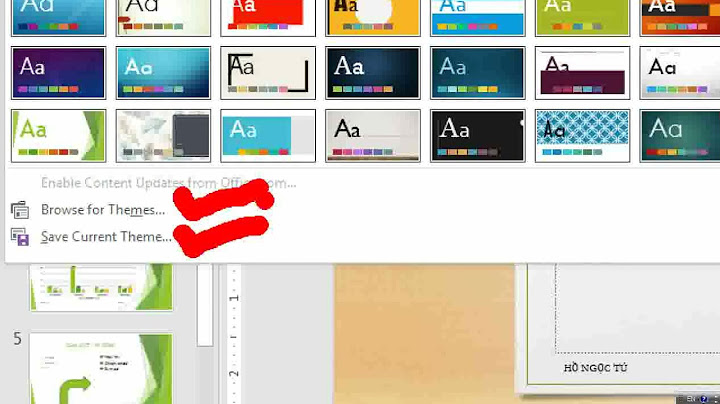 Hướng dẫn đổi nền slid powerpoint không đổi nội dung