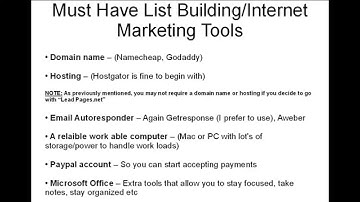 Essential List Building Tools YOU Need To Build A Profitable Email List FAST - Part 2