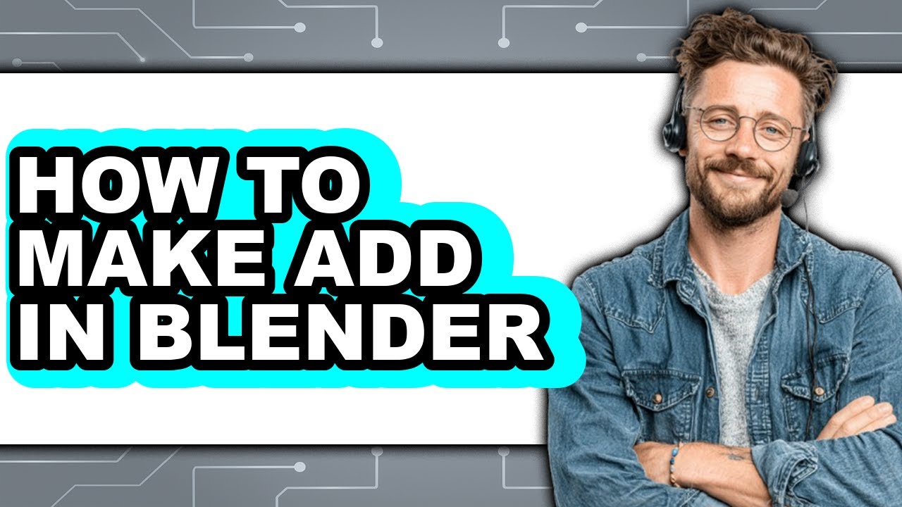 How to Make Add in Blender (only Way) - YouTube