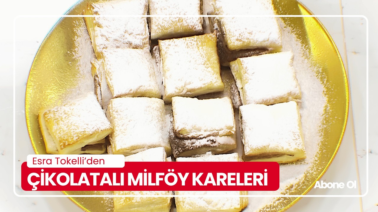 İKİ MALZEMEYLE ÇİKOLATALI MİLFÖY! ESRA TOKELLİ’DEN PRATİK TATLI İKİ MALZEMEYLE ÇİKOLATALI MİLFÖY! ESRA TOKELLİ’DEN PRATİK TATLI