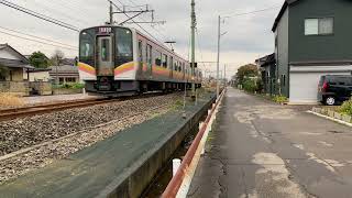越後線E129系柏崎行系通過シーンA26編成148M