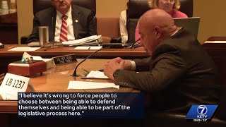 Senators hear testimony on proposal to ban weapons at the Nebraska capitol