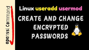 Create and change encrypted user passwords in Linux with openssl