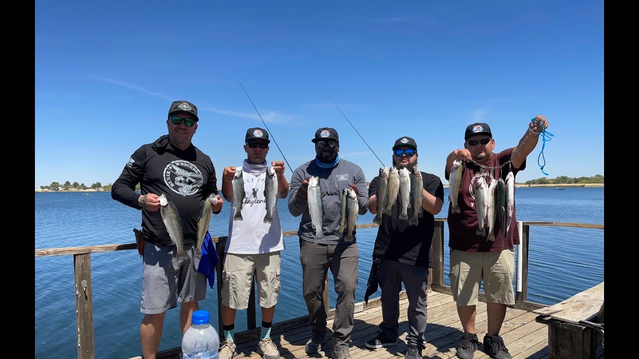 Fishing Fin and feather Lake Palmdale Veterans trip YouTube