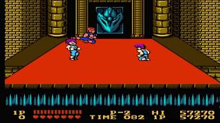 Double Dragon - NES / Nintendo - All bosses + Ending ( No death )